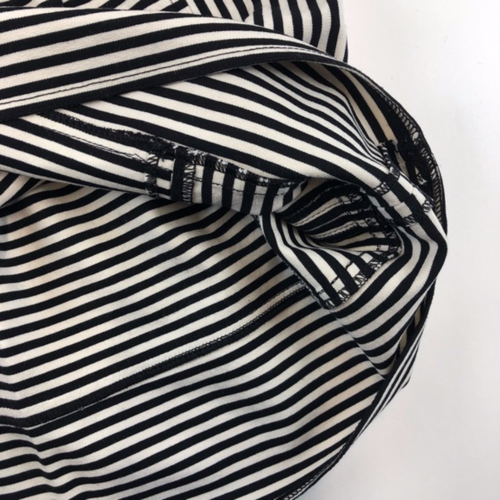 Madewell Ponte Swivel Mini Skirt Black White - Picture 5 of 7